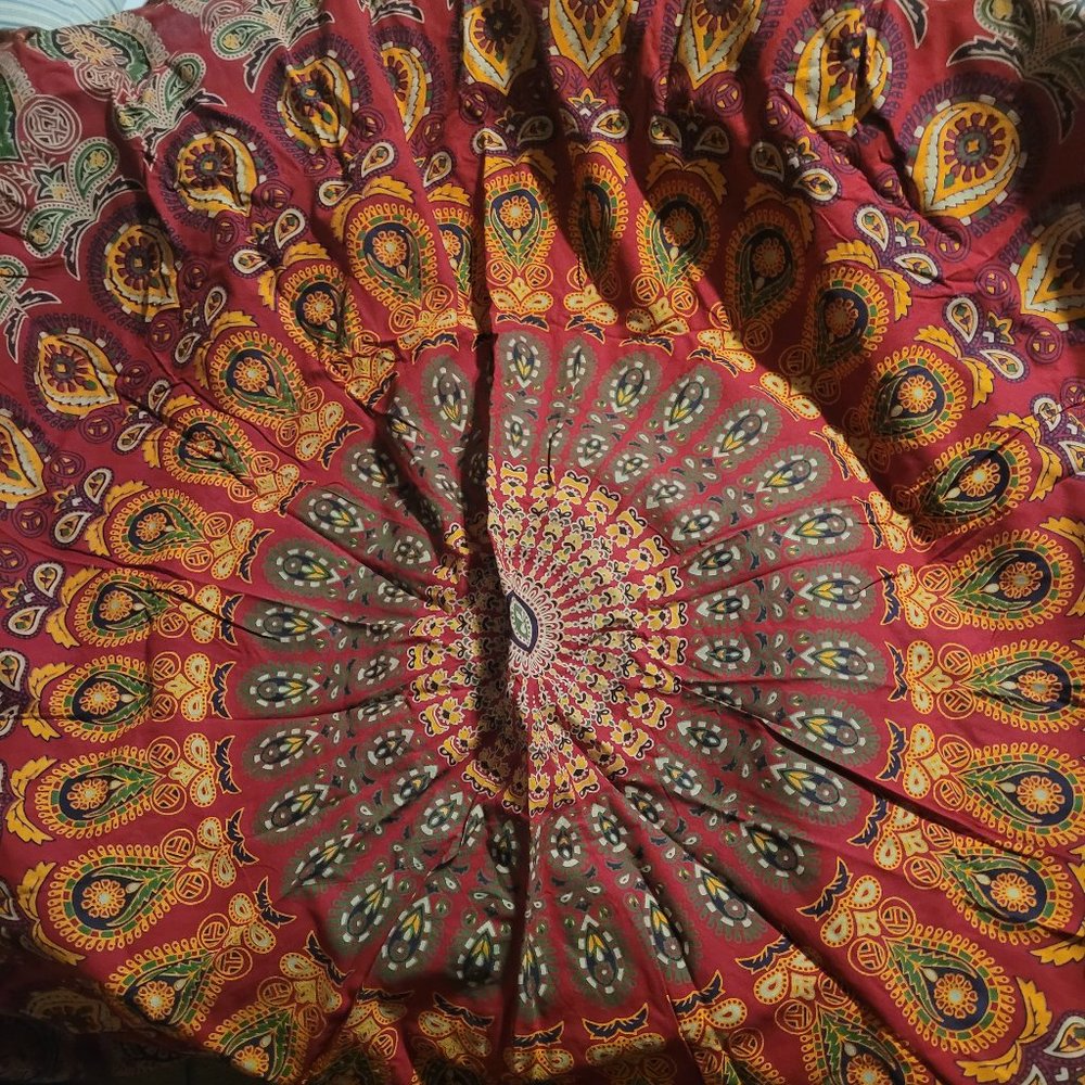Beach blanket or wall tapestry